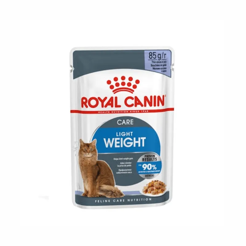 Royal Canin Light Weight Care Влажный корм для взрослых кошек с лишним весом (в соусе)