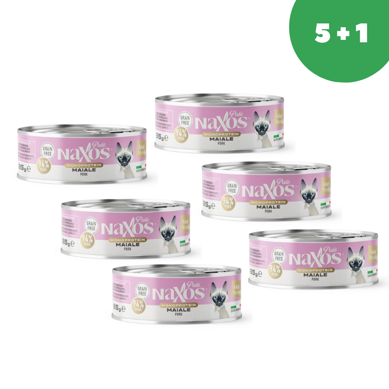 Naxos Монопротеин Эдалт паштет из Свинины, (85 гр)*6шт