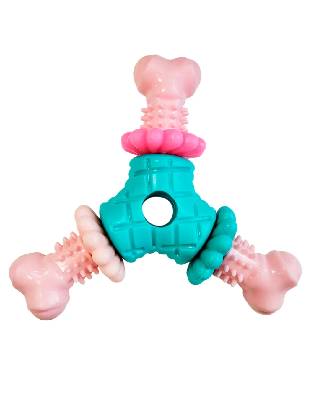 Игрушка резиновая для собак жевательная "Кость-спиннер"