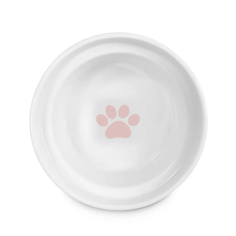 Миска керамическая с рисунком "Лапка"/ "Скелет рыбы", 330мл