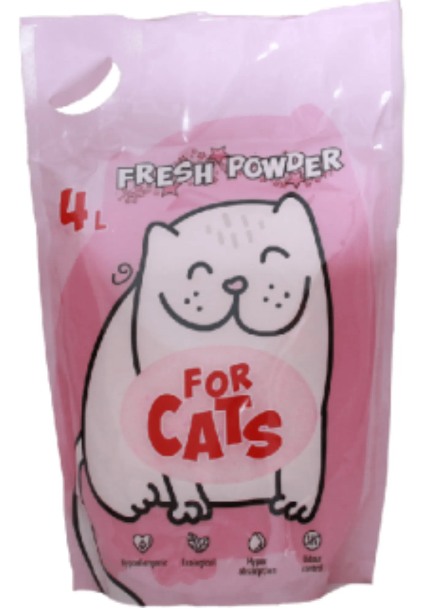 FOR CATS Cиликагелевый наполнитель Fresh Powder (звездная пыль)