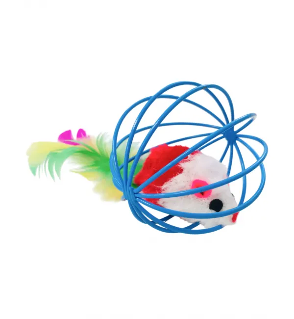 Игрушка для кошек "Мышка в шарике"
