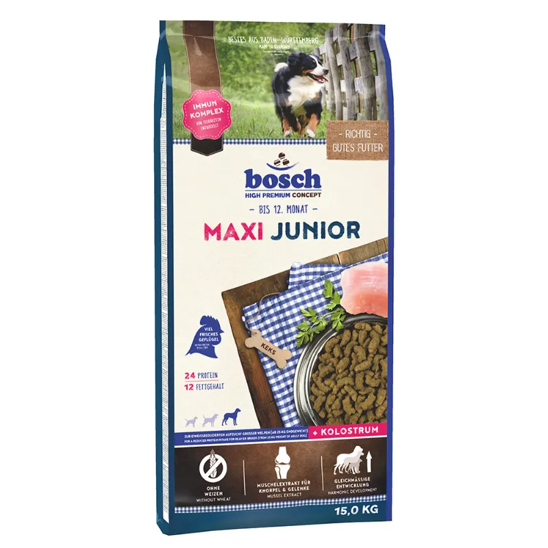 Bosch Maxi Junior для щенков крупных пород до года