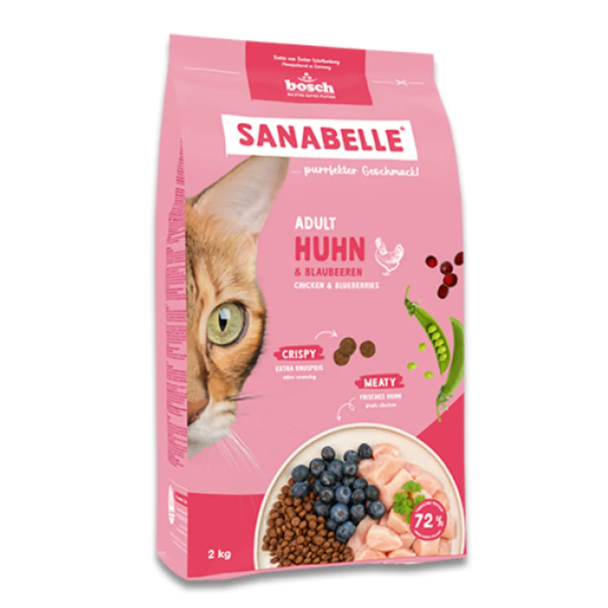 БРАК Sanabelle Adult with poultry (Санабелль Эдалт с курицей) - корм для кошек 2кг