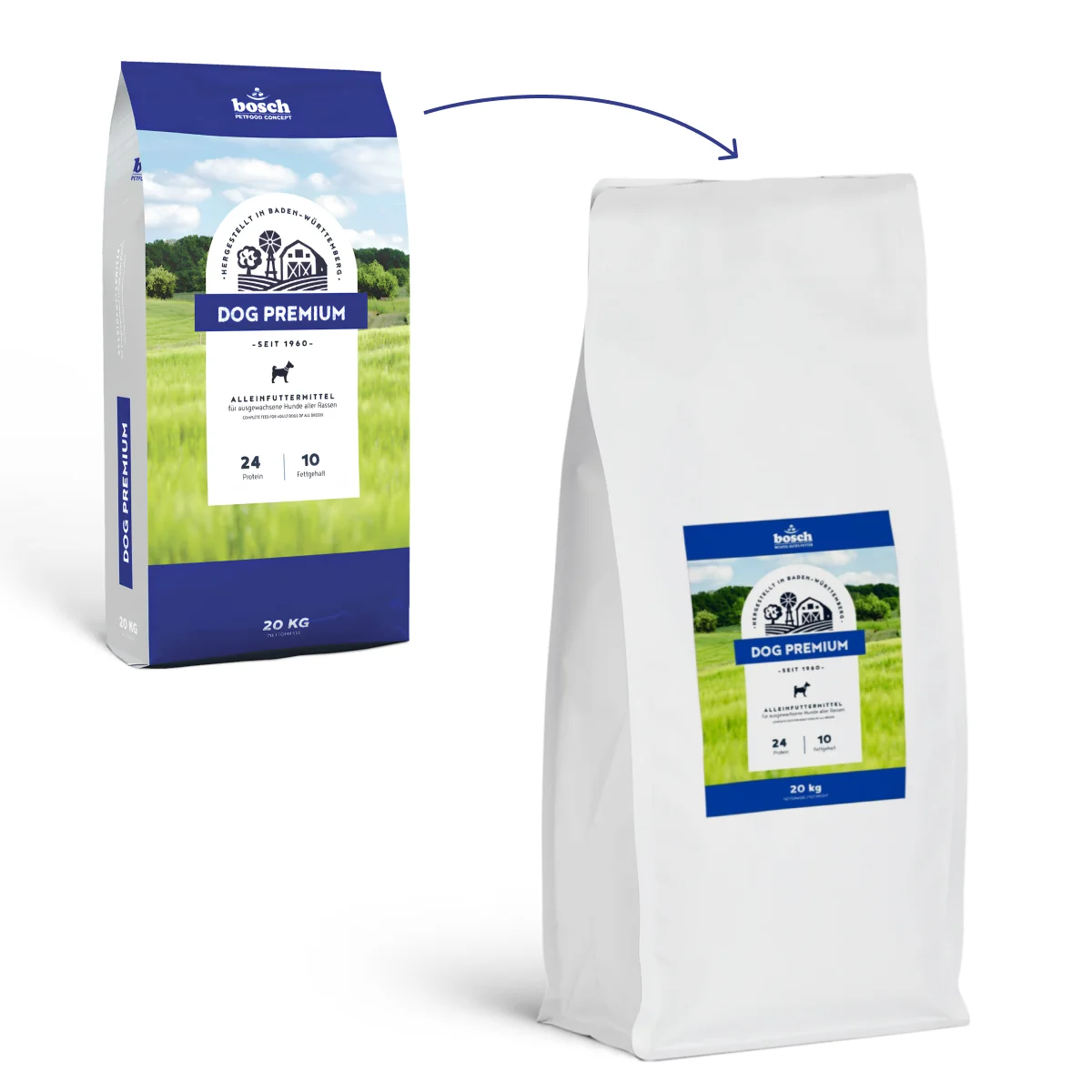 Bosch Dog Premium с Говядиной и Рыбой