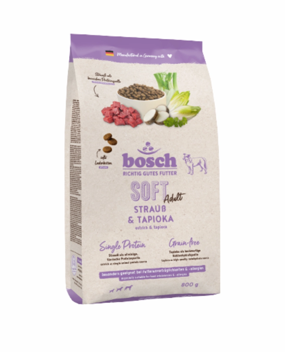 Bosch Soft Adult Ostrich & Tapioca Страус с тапиокой
