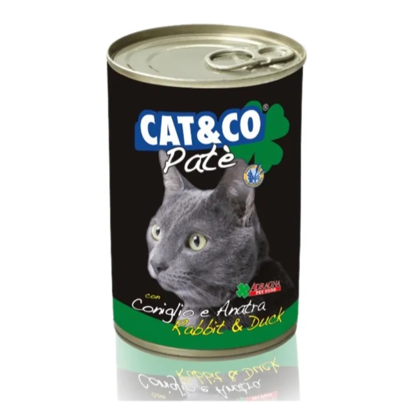 Adragna Cat&Co для котов паштет из кролика и утки