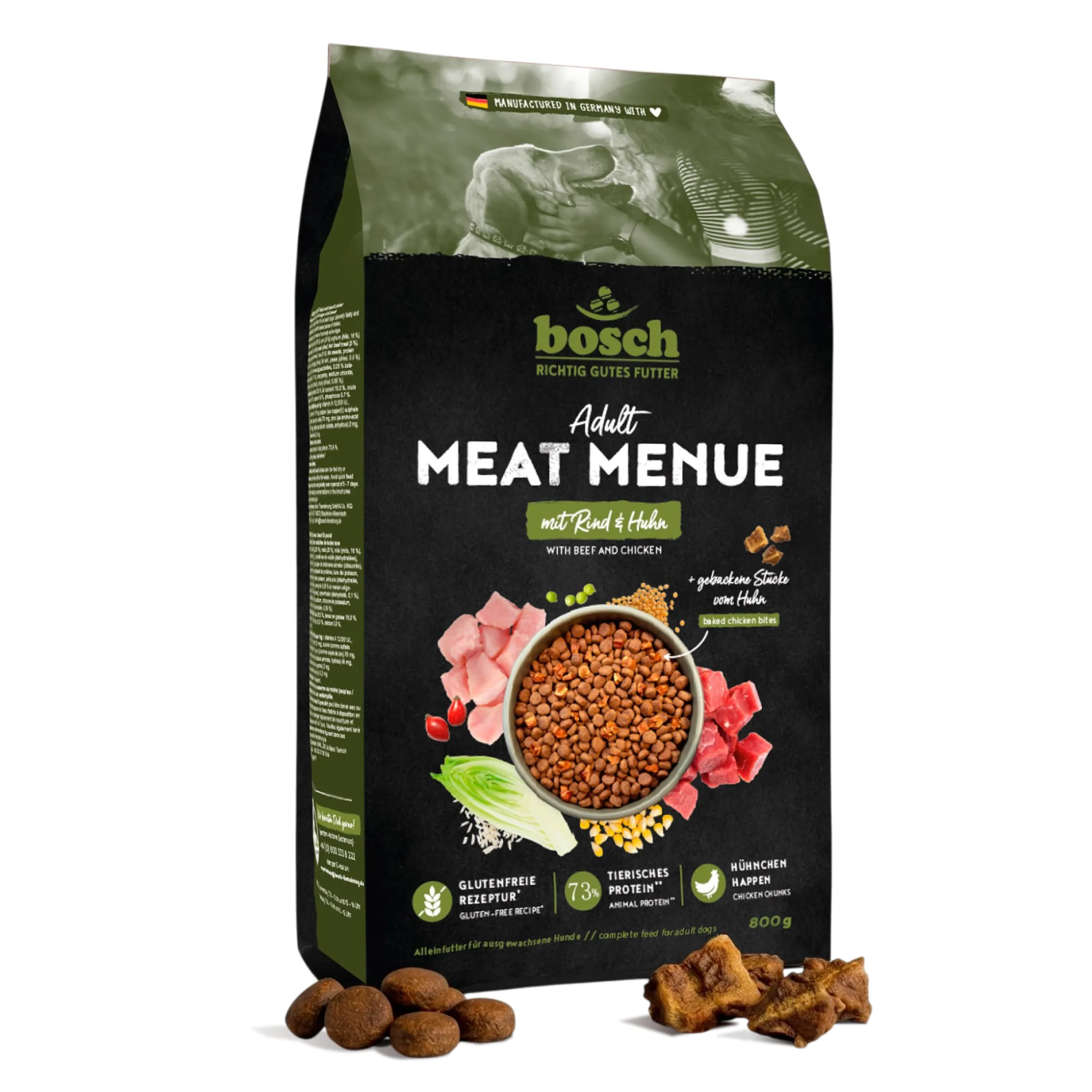 Bosch MEAT MENUE Adult с говядиной и курицей