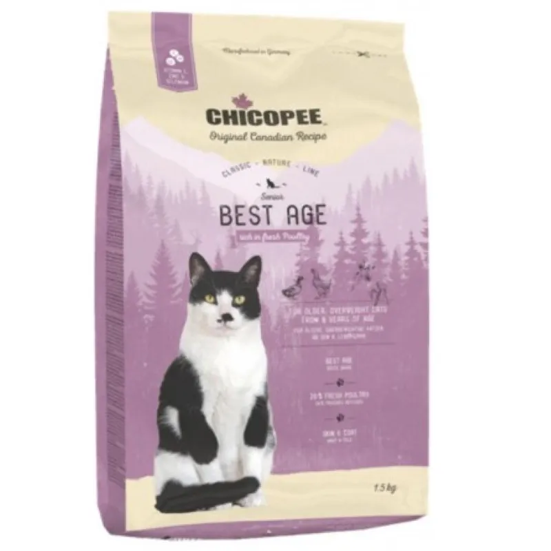 Chicopee CNL Senior (Чикопи Сеньор с птицей) Корм для пожилых котов