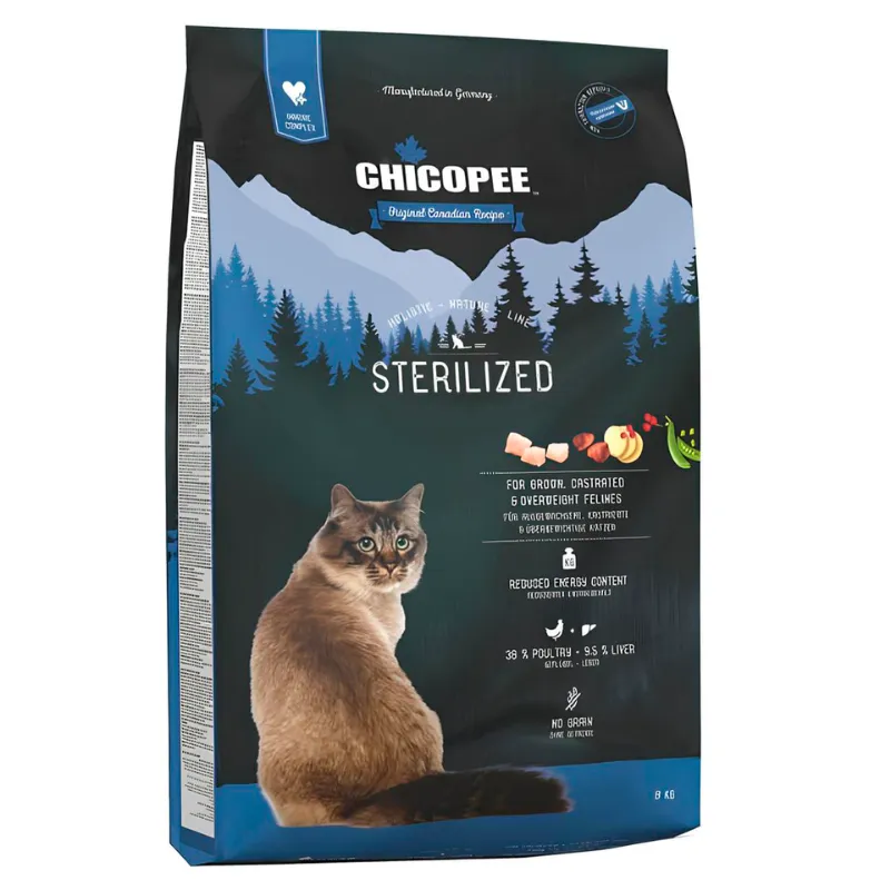 Chicopee HNL Sterilized (Чикопи Стерилайз) Корм для стерилизованных котов