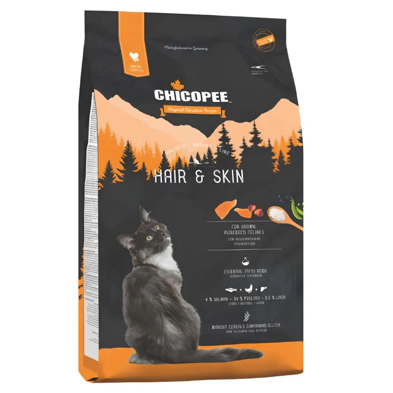 Chicopee HNL Hair and Skin (Чикопи Хэа&Скин с лососем) Корм для котов