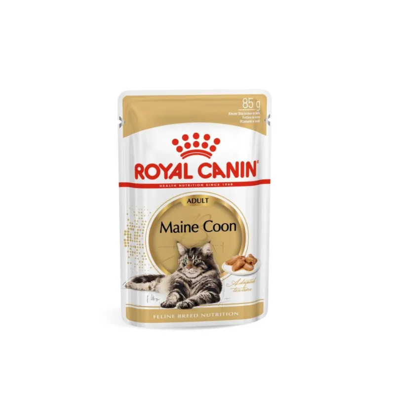 Royal Canin Maine Coon Adult для взрослых кошек породы Мэйн Кун кусочки в соусе