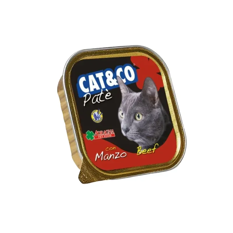 Адрагна Cat&Co паштет из говядины, (100 гр)