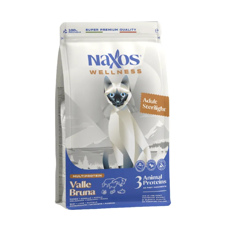 NAXOS Wellness Эдалт Стерилайт Говядина, Ягненок Буйвол
