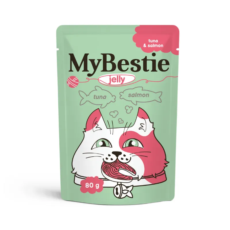 МайБести Пауч Тунец и Лосось в ЖЕЛЕ